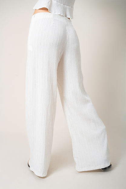 PANTALON WIDE LEG  FLUIDO G - C 8709