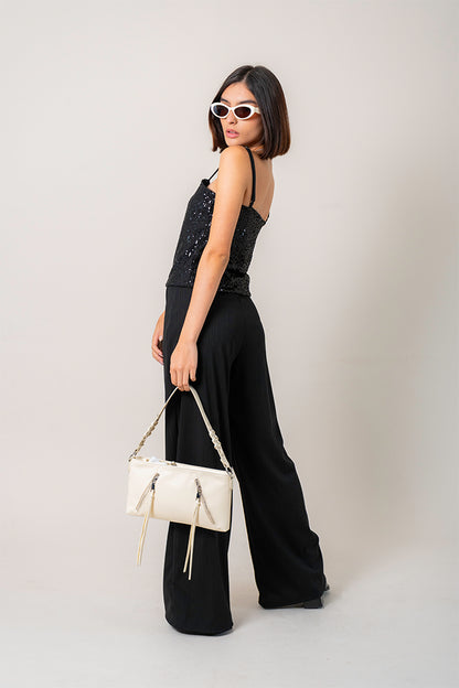 PANTALON WIDE LEG RIB B-M 9086.