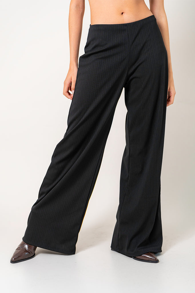 PANTALON WIDE LEG RIB B-M 9086.