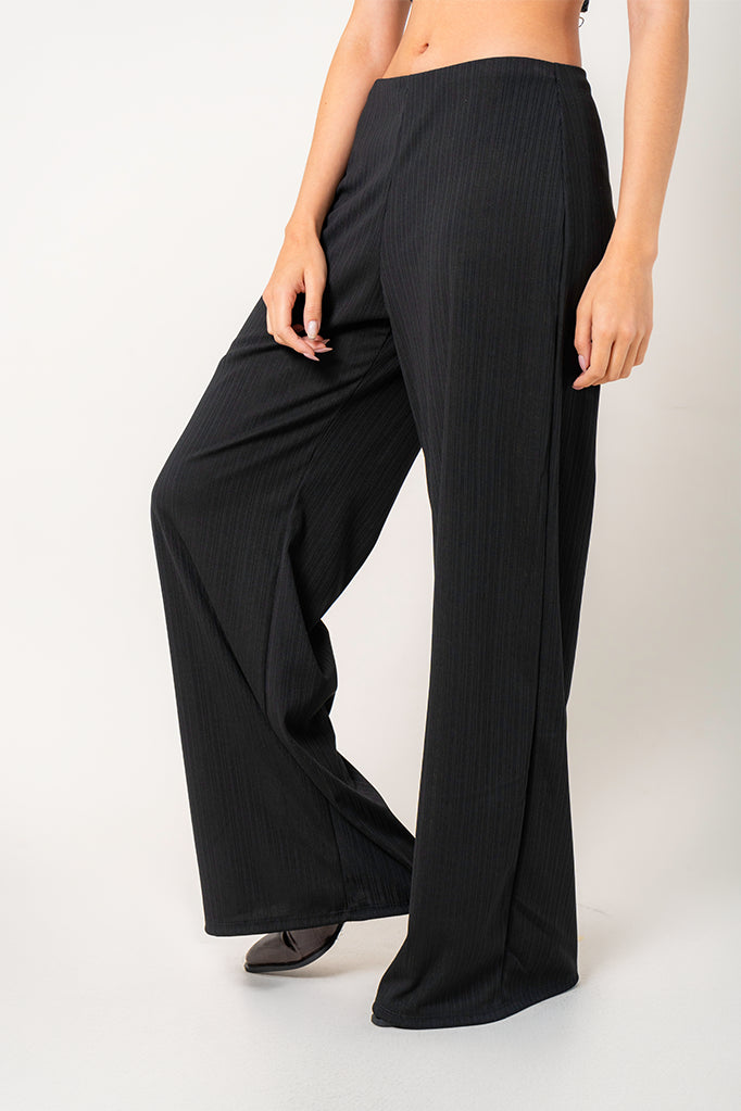 PANTALON WIDE LEG RIB B-M 9086.