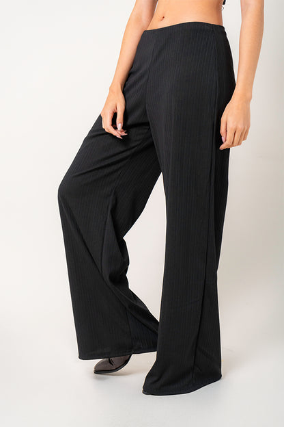 PANTALON WIDE LEG RIB B-M 9086.