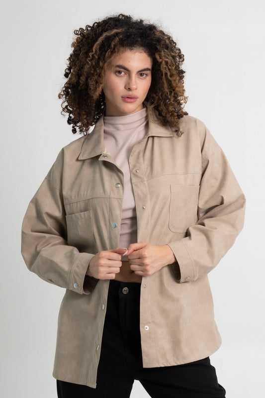 SOBRECAMISA EFECTO PIEL MONETTE