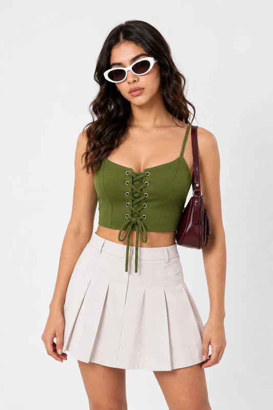 TOP CORSE LACE UP 6835