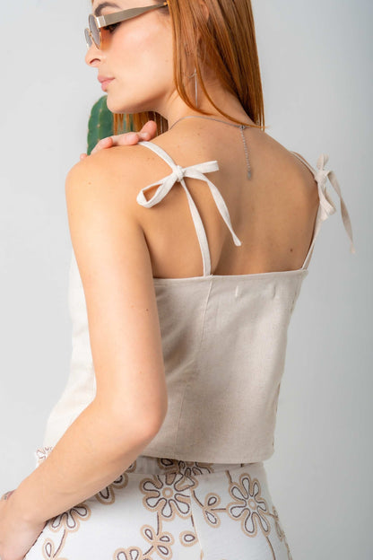 TOP CORSE LINO 8090