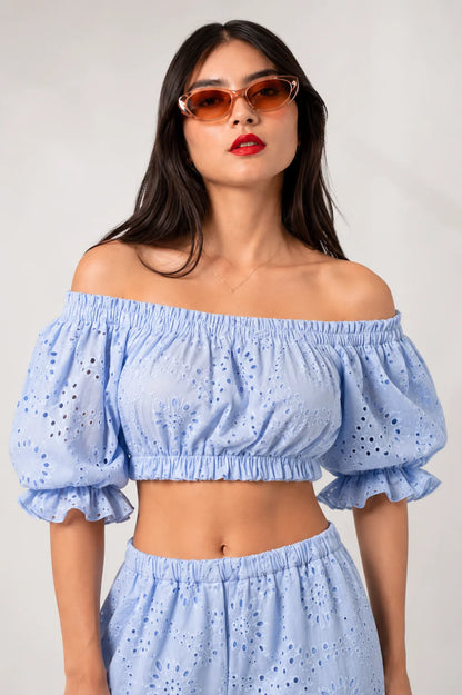 TOP CROP BORDADO E-C 8232