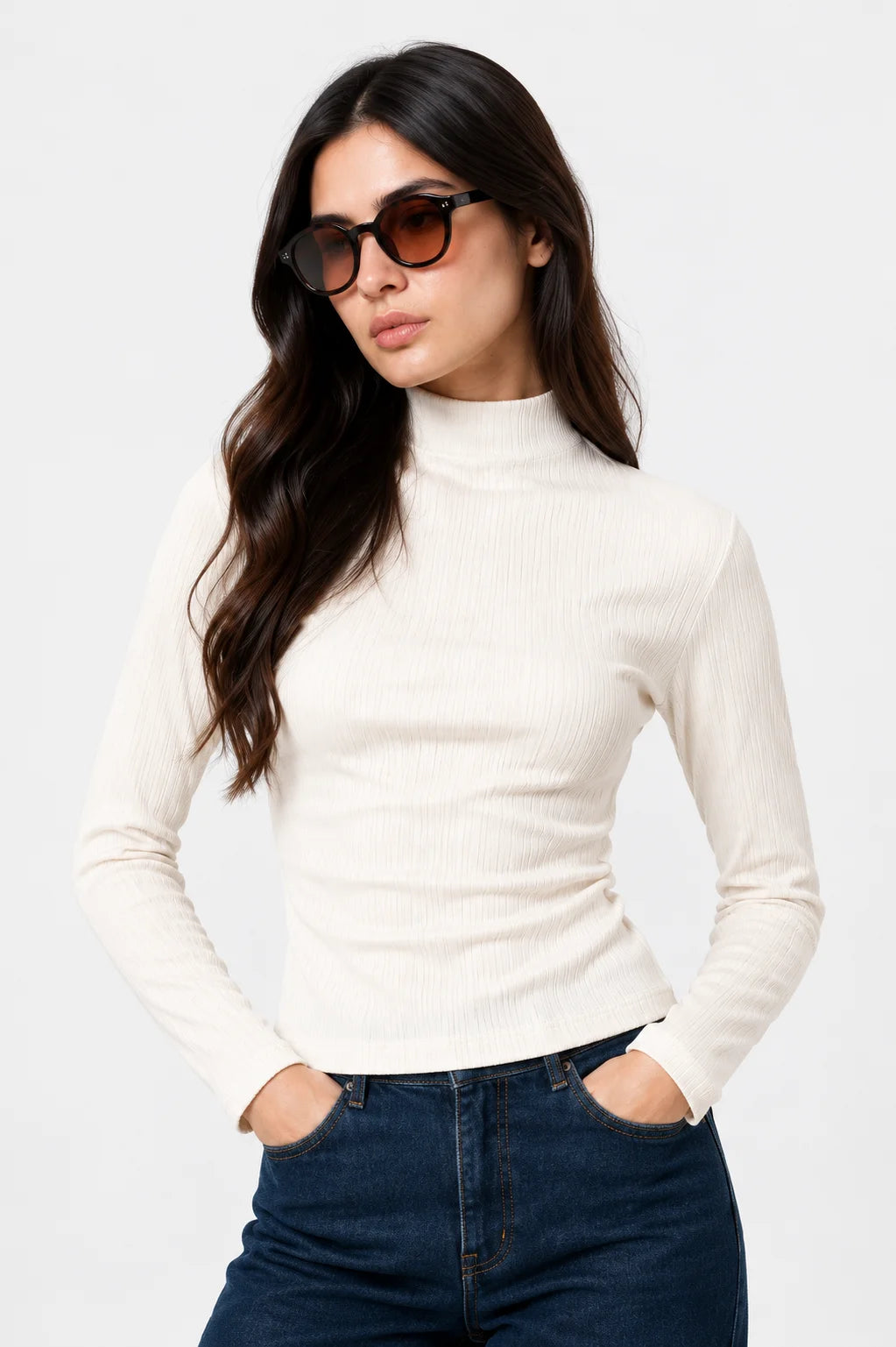 TOP CUELLO ALTO T-M 9089