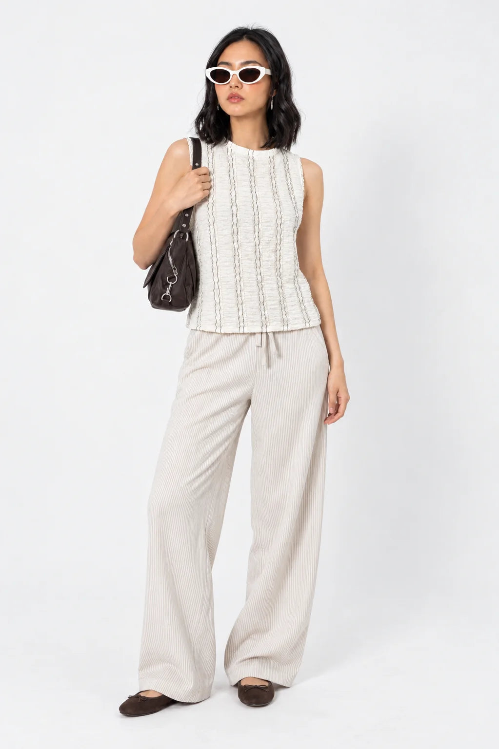 TOP CUELLO ALTO TEXTURA G-M 9946