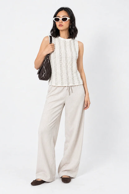 TOP CUELLO ALTO TEXTURA G-M 9946