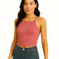 TOP HALTER RIB 6819
