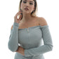 TOP HOMBROS DESCUBIERTOS CREMALLERA 6586