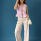 TOP LACE UP RAYAS B-C 7250