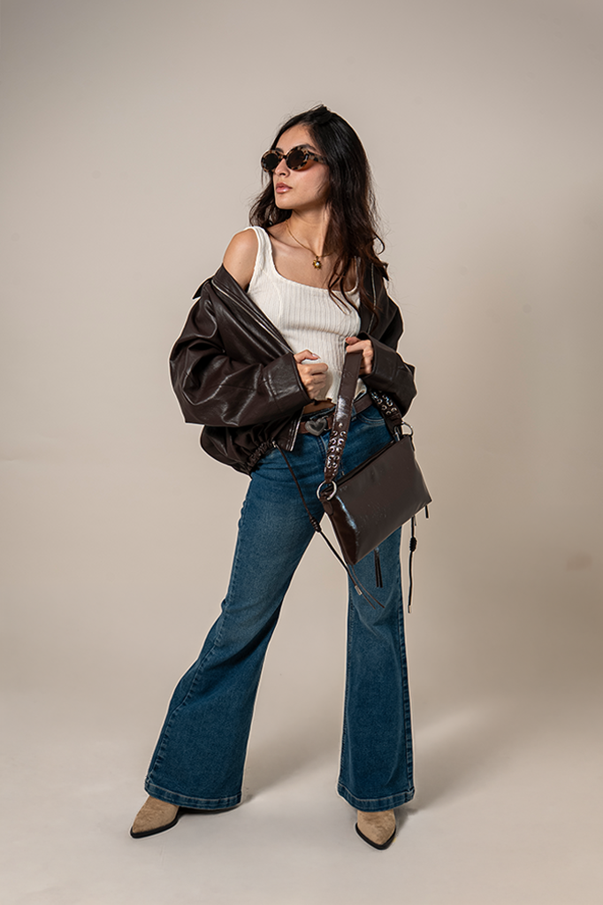 TOP PEPLUM TEXTURA E-M 9887