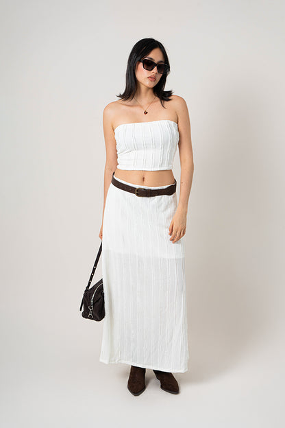 TOP STRAPLESS TEXTURA G-M 9152