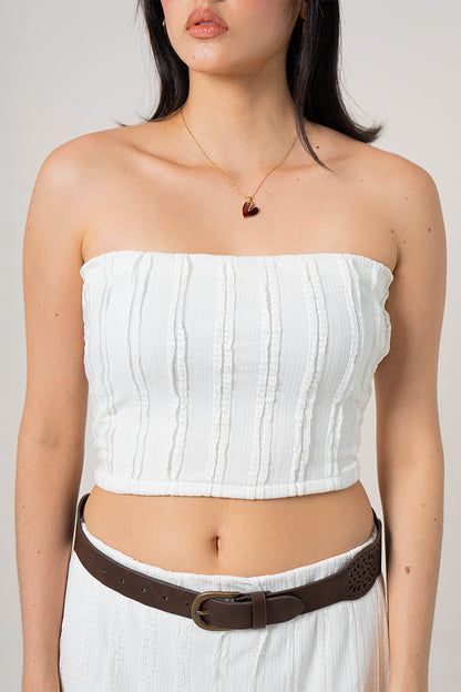 TOP STRAPLESS TEXTURA G-M 9152