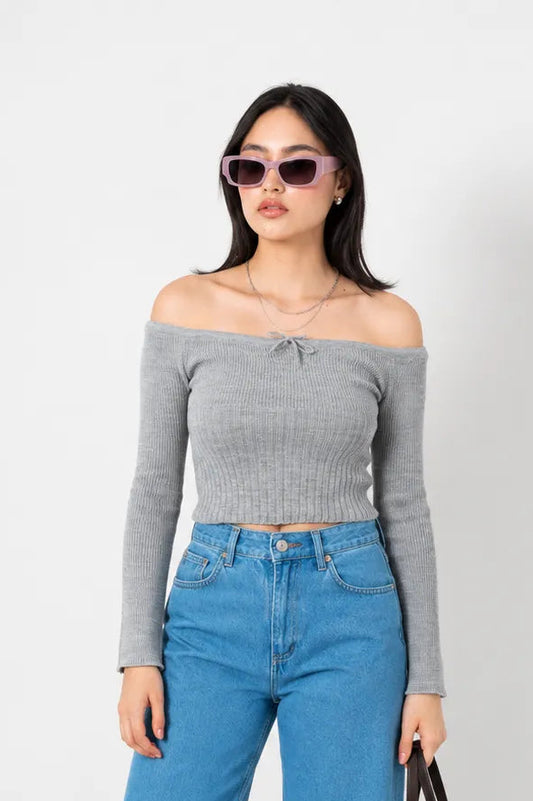 TOP TEJIDO OFF SHOULDER 7330