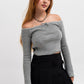 TOP TEJIDO OFF SHOULDER 7330