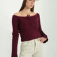 TOP TEJIDO OFF SHOULDER 7330