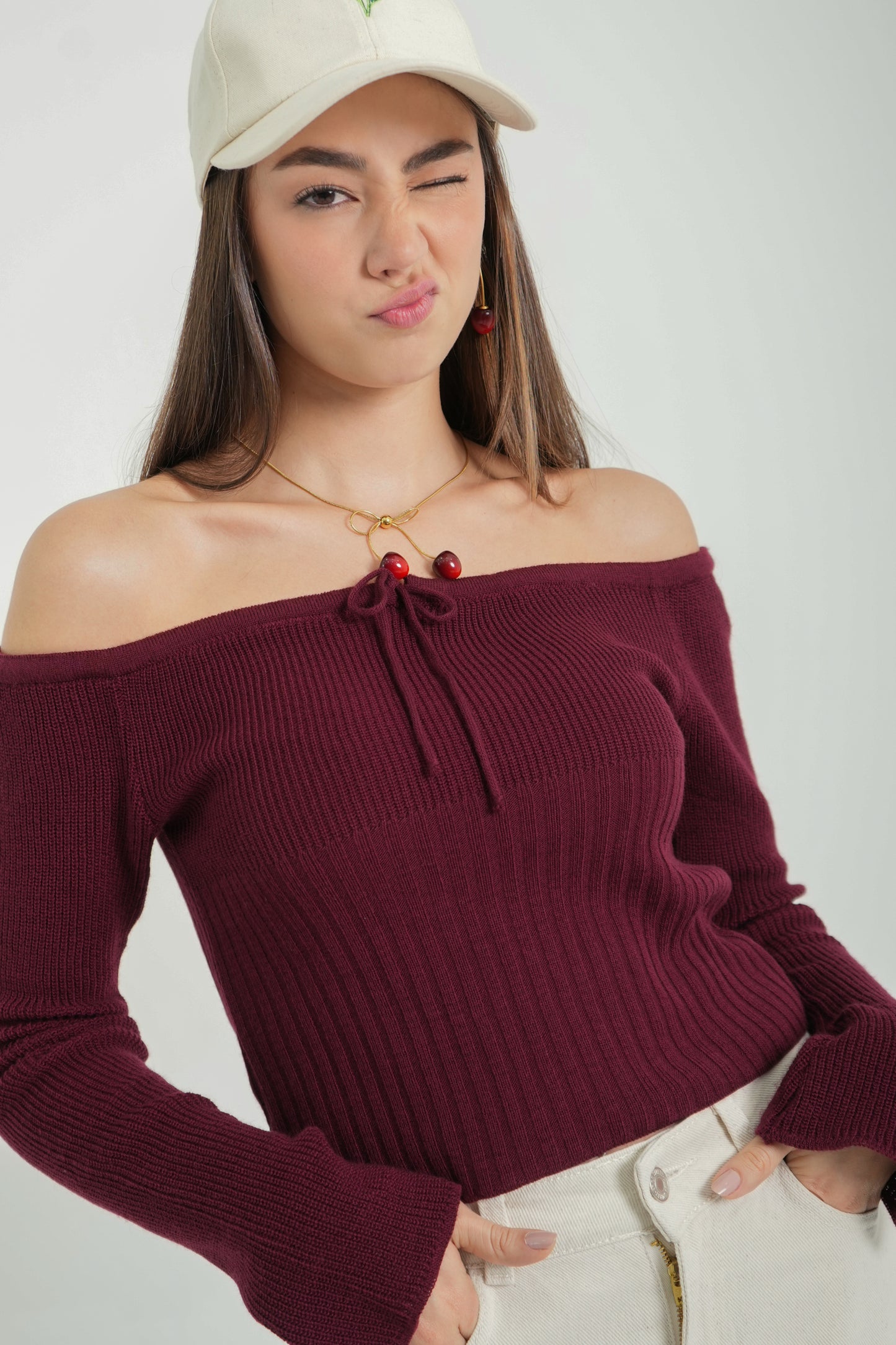 TOP TEJIDO OFF SHOULDER 7330