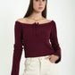 TOP TEJIDO OFF SHOULDER 7330