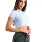 TOP TEJIDO TRENZADO MANGA CORTA 6727