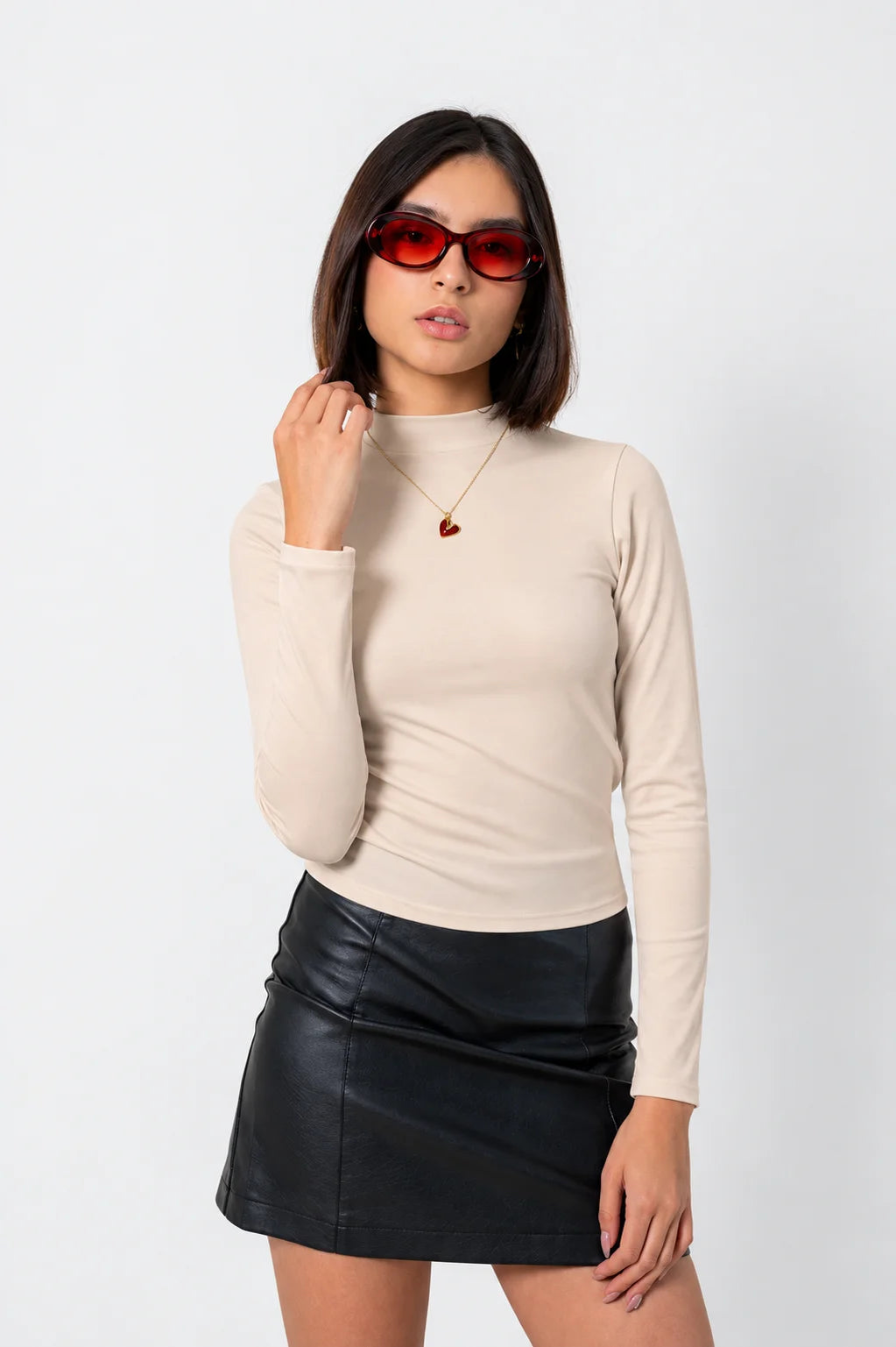 TOP CUELLO ALTO RIB T-F 8718