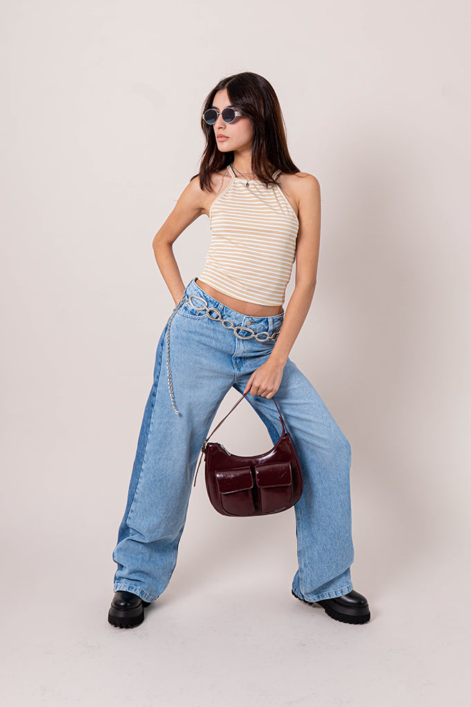 TOP HALTER RAYAS B-M 9090