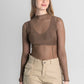 TOP MESH MANGA LARGA ANDIE