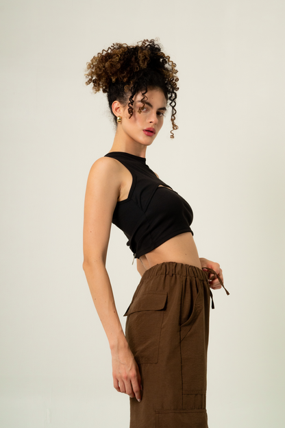TOP RIB CUT OUT HARLOW