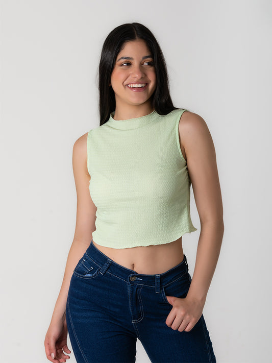 TOP CUELLO ALTO SAMA