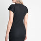 VESTIDO CORTO TEXTURA GABEIRA