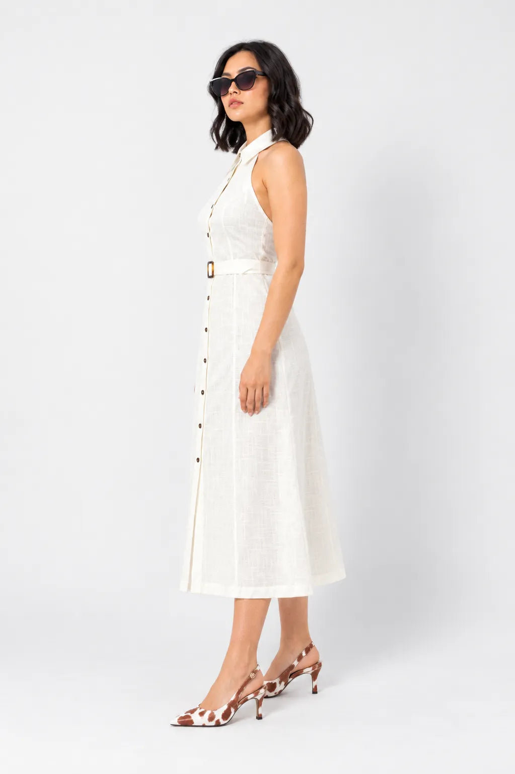 VESTIDO CAMISERO LARGO B-C 8529