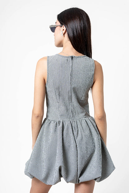 VESTIDO CORTO CUADROS E-C 8449.