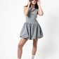 VESTIDO CORTO CUADROS E-C 8449.