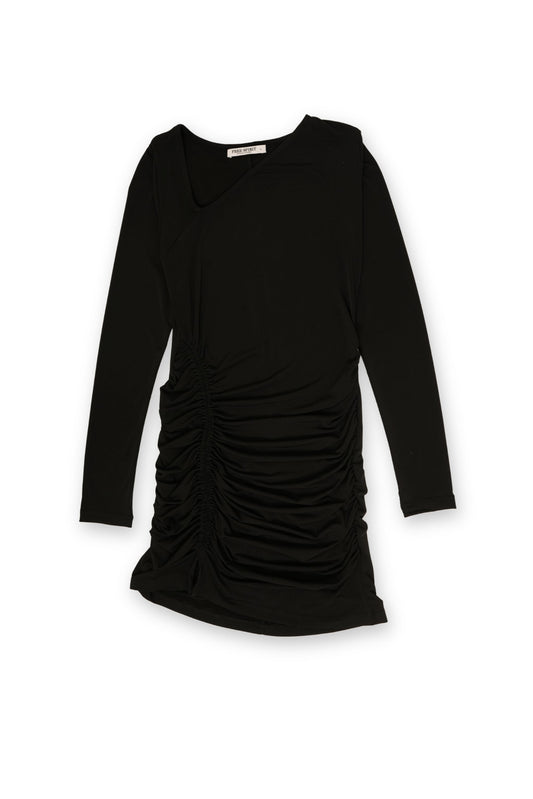 VESTIDO CORTO MANGA LARGA SALYN