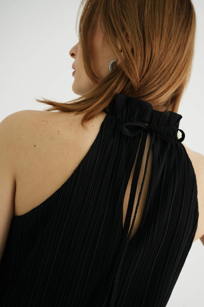 VESTIDO CORTO PLISADO 7941