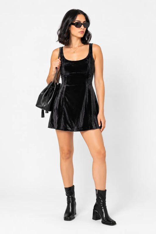 VESTIDO CORTO VELVET E-M 9947