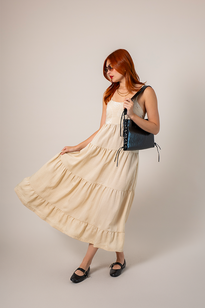 VESTIDO FLUIDO LARGO G-C 8515