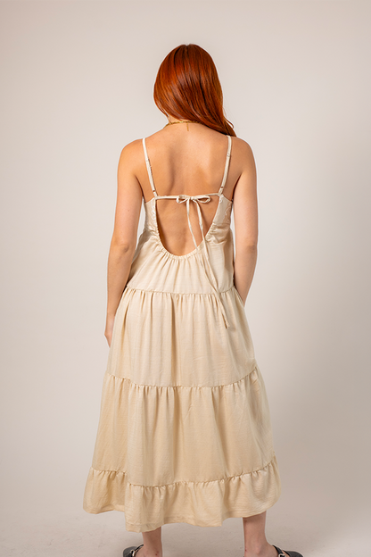 VESTIDO FLUIDO LARGO G-C 8515