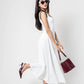 VESTIDO LARGO CONTRASTE B-C 8167.