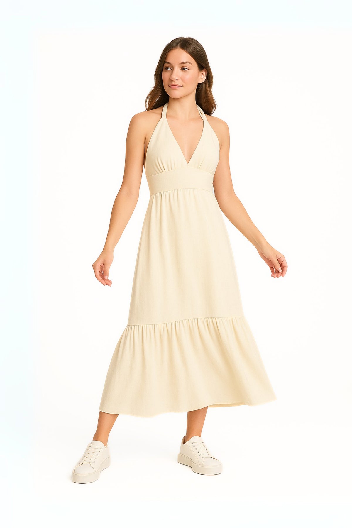 Vestido Largo Fluido 6647 – FREE SPIRIT Tienda de Ropa para Mujer