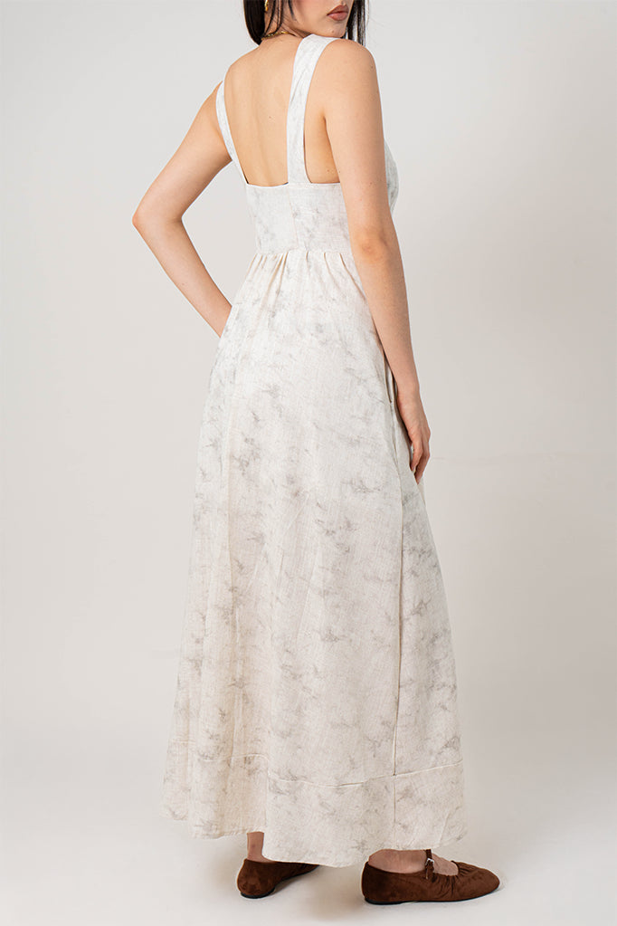 VESTIDO LARGO LINO B-C 9145.