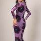 VESTIDO MANGA LARGA MESH E-F 9160.