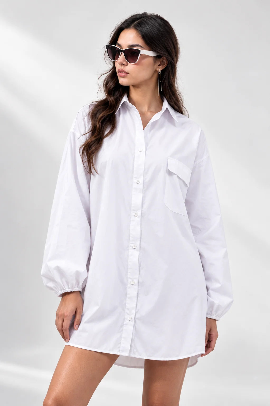 VESTIDO POPELINA OVERSIZE 7960