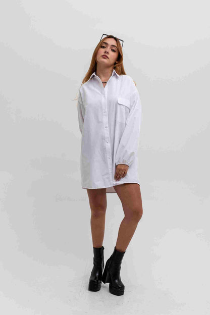 VESTIDO POPELINA OVERSIZE 7960
