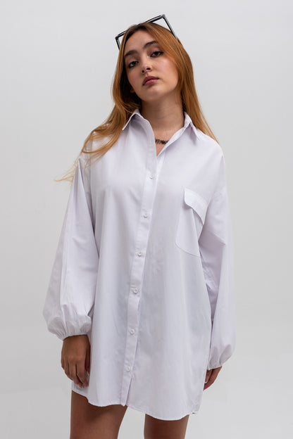 VESTIDO POPELINA OVERSIZE 7960