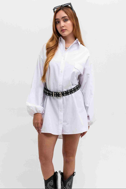 VESTIDO POPELINA OVERSIZE 7960