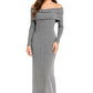 VESTIDO RIB HOMBROS DESCUBIERTOS 7149