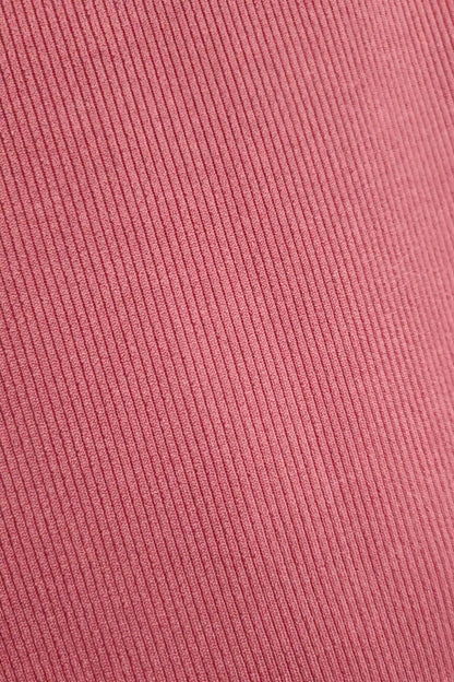VESTIDO RIB LARGO AJUSTADO TIRANTES 7136