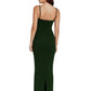 VESTIDO RIB LARGO AJUSTADO TIRANTES 7136