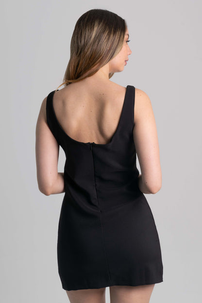 VESTIDO CORTO ESCOTE CUADRADO EPIFANI